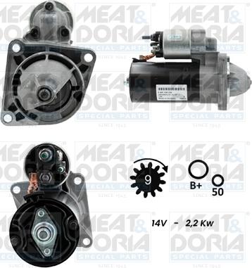 Meat & Doria 5010046G - Starteris www.autospares.lv