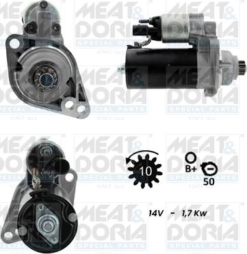 Meat & Doria 5010047G - Starteris www.autospares.lv