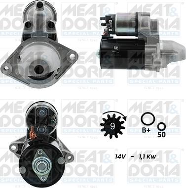 Meat & Doria 5010005G - Starteris www.autospares.lv