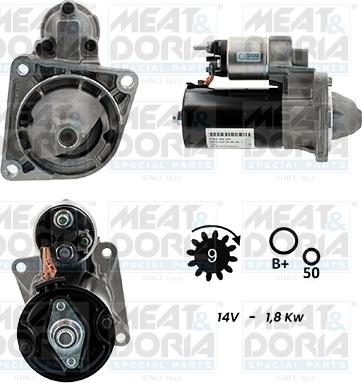 Meat & Doria 5010002G - Starteris www.autospares.lv