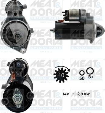 Meat & Doria 5010011G - Starteris www.autospares.lv