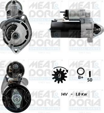 Meat & Doria 5010012G - Starteris www.autospares.lv