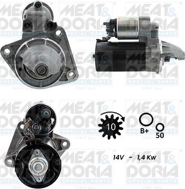 Meat & Doria 5010146G - Starteris www.autospares.lv