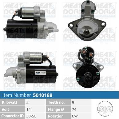 Meat & Doria 5010188 - Starteris autospares.lv