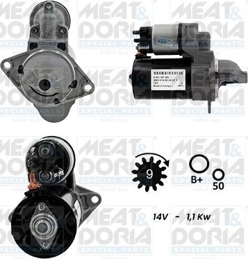 Meat & Doria 5010139G - Starteris www.autospares.lv