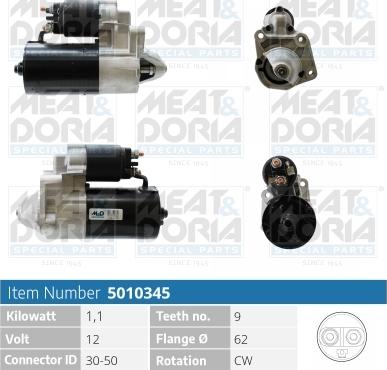 Meat & Doria 5010345 - Starteris autospares.lv