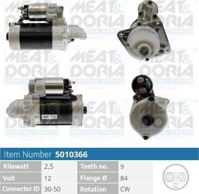 Meat & Doria 5010366 - Starteris autospares.lv