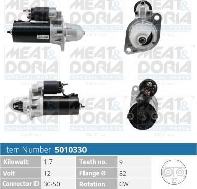 Meat & Doria 5010330 - Starteris www.autospares.lv