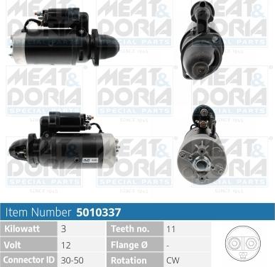 Meat & Doria 5010337 - Starter www.autospares.lv