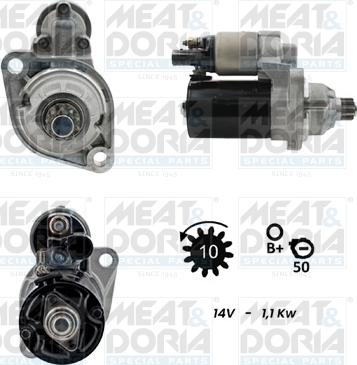 Meat & Doria 5010268G - Starteris www.autospares.lv