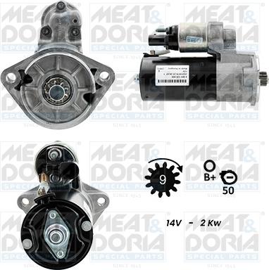 Meat & Doria 5010204G - Starteris www.autospares.lv