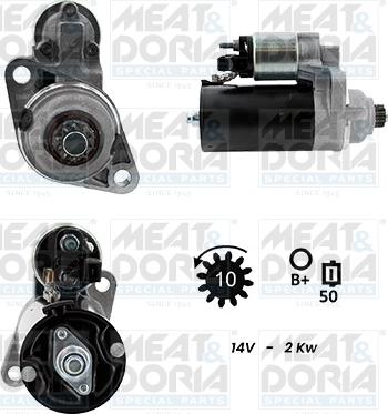 Meat & Doria 5010216G - Starteris www.autospares.lv