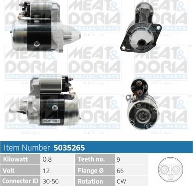 Meat & Doria 5035265 - Starter www.autospares.lv