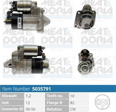 Meat & Doria 5035791 - Starteris autospares.lv