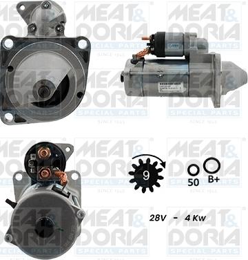 Meat & Doria 5110045G - Starteris www.autospares.lv