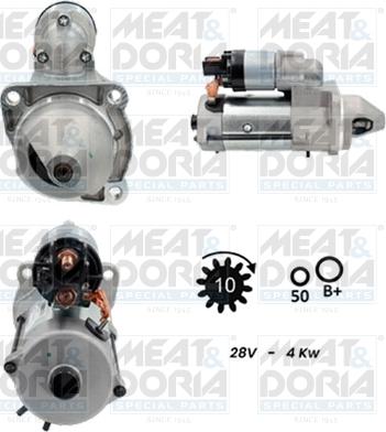 Meat & Doria 5110046G - Starteris www.autospares.lv