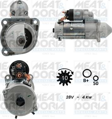 Meat & Doria 5110007G - Starteris www.autospares.lv