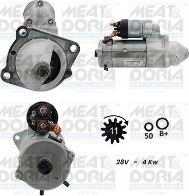 Meat & Doria 5110019G - Starteris www.autospares.lv