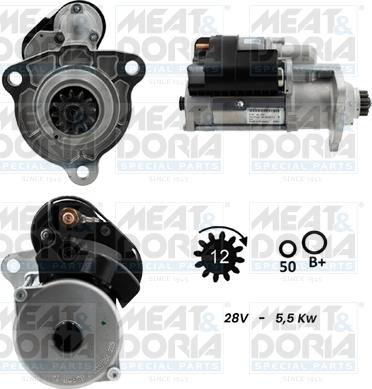 Meat & Doria 5110083G - Starteris www.autospares.lv