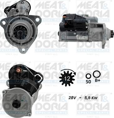 Meat & Doria 5110076G - Starteris www.autospares.lv