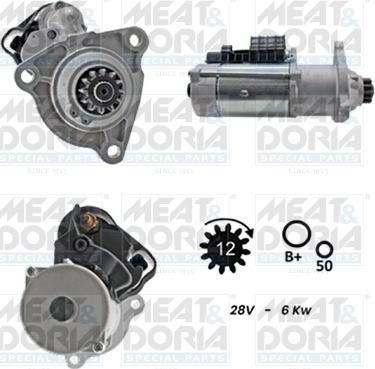 Meat & Doria 5110078G - Starteris www.autospares.lv