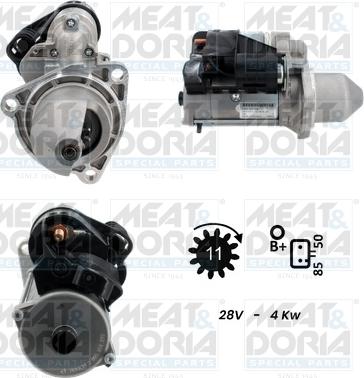 Meat & Doria 5110077G - Starteris www.autospares.lv