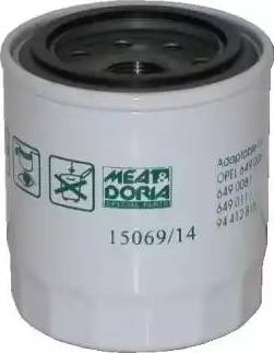 Meat & Doria 15069/14 - Oil Filter www.autospares.lv