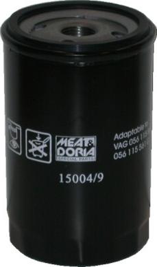 Meat & Doria 15004/9 - Eļļas filtrs www.autospares.lv