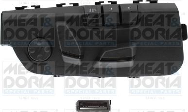 Meat & Doria 206229 - Slēdzis, Sēdekļa regulēšana www.autospares.lv