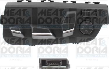 Meat & Doria 206225 - Slēdzis, Sēdekļa regulēšana www.autospares.lv