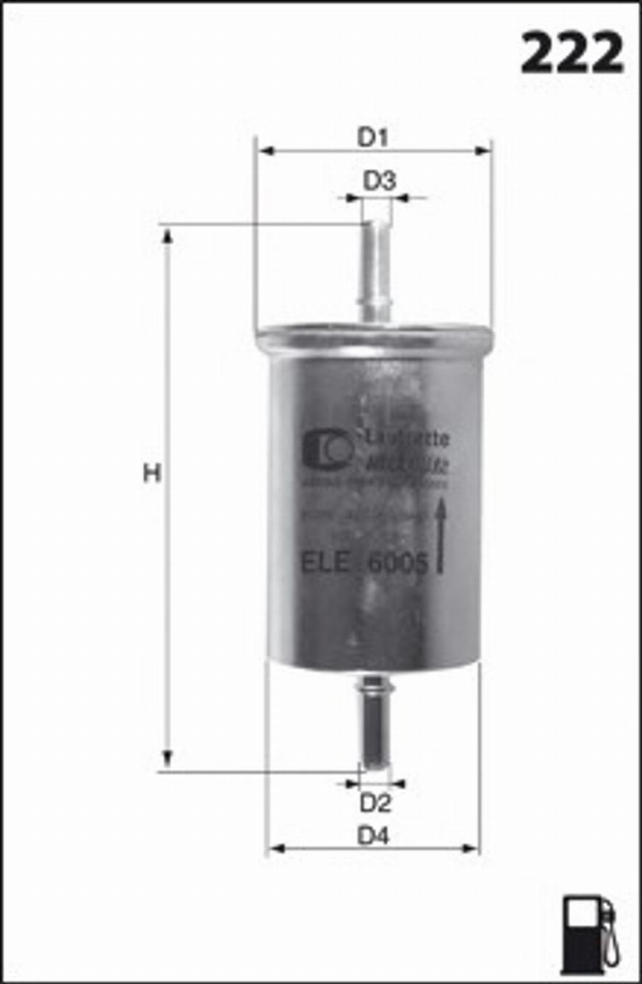 Mecafilter E09 - Degvielas filtrs www.autospares.lv