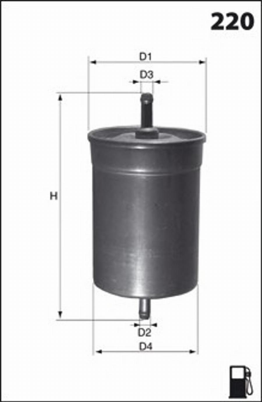 Mecafilter E06 - Degvielas filtrs www.autospares.lv