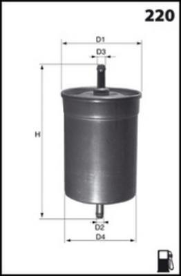 Mecafilter ELE6065 - Degvielas filtrs autospares.lv