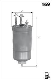 Mecafilter ELG5327 - Fuel filter www.autospares.lv