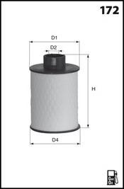 Mecafilter ELG5322Z - Fuel filter www.autospares.lv