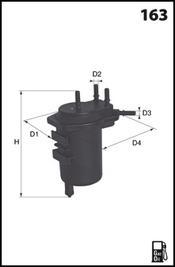 Mecafilter ELG5298 - Fuel filter www.autospares.lv