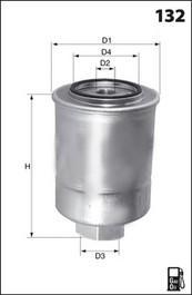 Mecafilter ELG5355 - Fuel filter www.autospares.lv