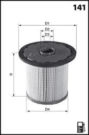 Mecafilter ELG5378 - Fuel filter www.autospares.lv