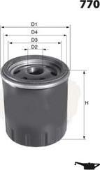 Mecafilter ELH4088 - Oil Filter www.autospares.lv