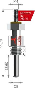 MEHA AUTOMOTIVE MH70272 - Glow Plug www.autospares.lv