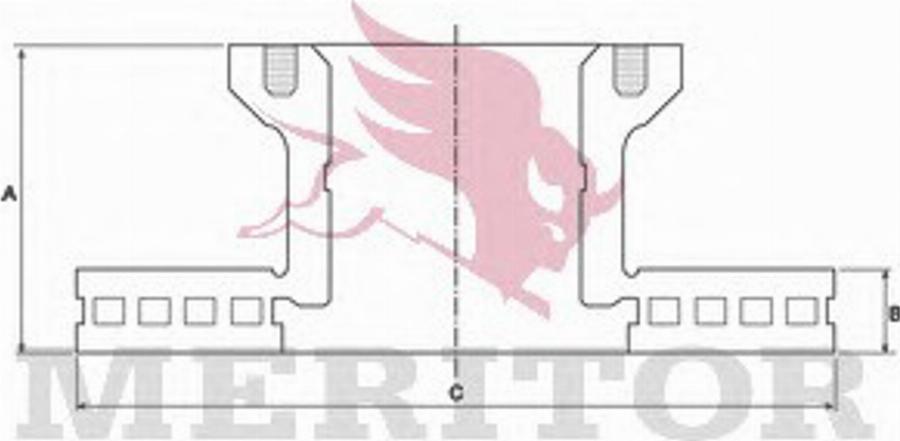 Meritor MBR5049 - Bremžu diski www.autospares.lv