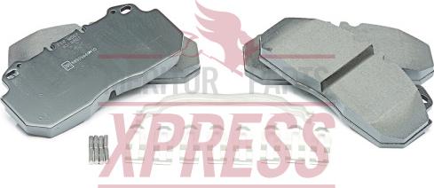 Meritor MDP5056 - Тормозные колодки, дисковые, комплект www.autospares.lv