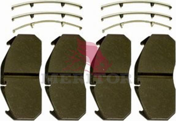 Meritor MDP5039 - Brake Pad Set, disc brake www.autospares.lv