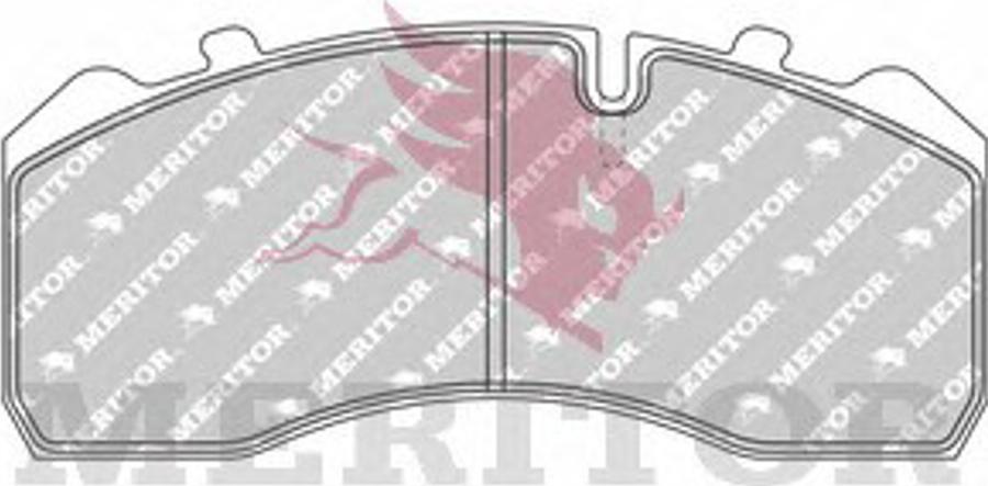 Meritor MDP1329 - Bremžu uzliku kompl., Disku bremzes www.autospares.lv