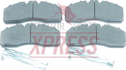 Meritor MDP3167K - Brake Pad Set, disc brake www.autospares.lv