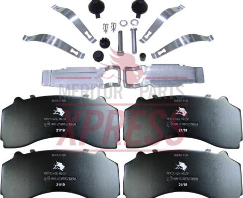 Meritor MDP3246K - Brake Pad Set, disc brake www.autospares.lv