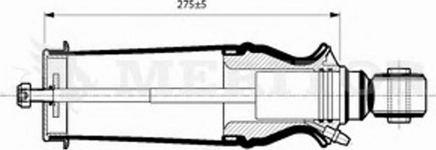 Meritor MLF5109 - Demferis, Kabīnes stiprinājums www.autospares.lv