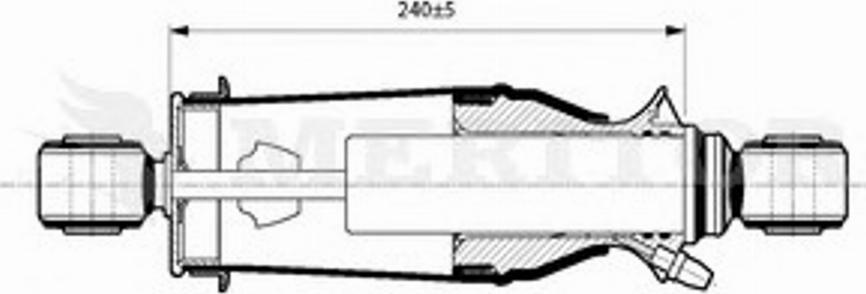 Meritor MLF5100 - Demferis, Kabīnes stiprinājums www.autospares.lv