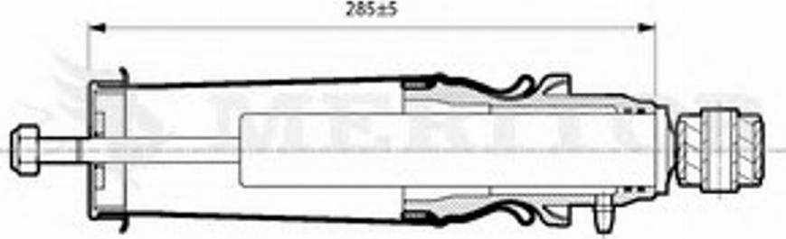 Meritor MLF5101 - Demferis, Kabīnes stiprinājums www.autospares.lv