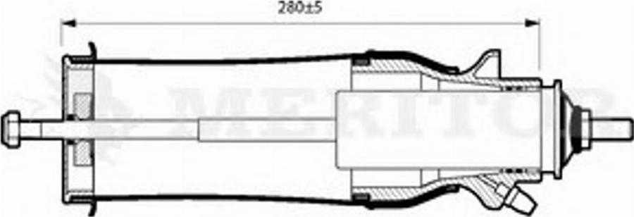 Meritor MLF5102 - Demferis, Kabīnes stiprinājums www.autospares.lv